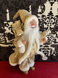 Gold Standing Santa