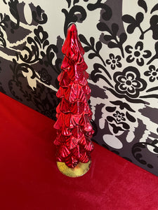 Ruby Red Glass Tree