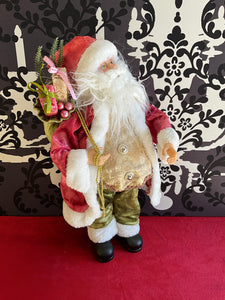 Pink Gold Santa