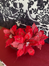 Load image into Gallery viewer, Red Poinsettia with Crystals