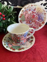 Load image into Gallery viewer, Christmas House Cup and Saucer