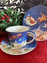 Load image into Gallery viewer, Santa Sleigh Cup &amp; Saucer