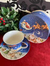 Load image into Gallery viewer, Santa Sleigh Cup &amp; Saucer