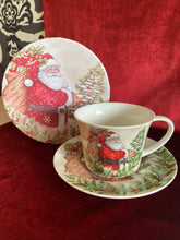 Load image into Gallery viewer, Santa Cup &amp; Saucer