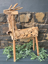 Load image into Gallery viewer, Large Blitzen Wooden Reindeer