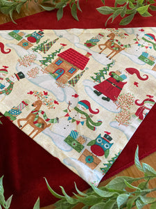 Dog Bandana Christmas Scene