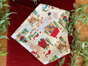 Dog Bandana Christmas Scene