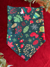 Load image into Gallery viewer, Green Festive Dog Bandana