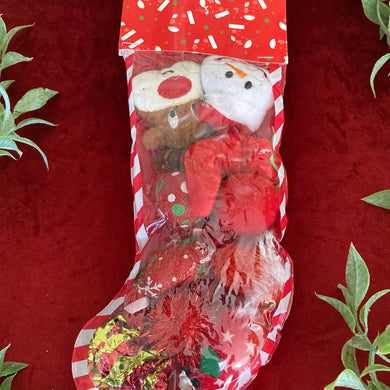 Cat Stocking Red