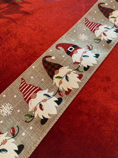 Burlap Gnome Ribbon