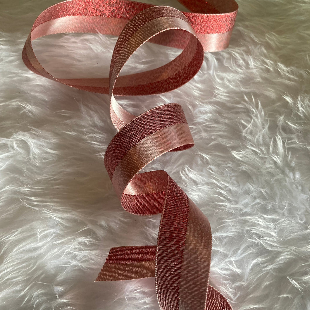 Pink Red Satin Ribbon