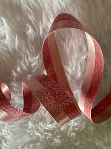 Pink Red Satin Ribbon