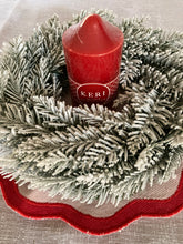 Load image into Gallery viewer, Flocked Snow Candle Ring