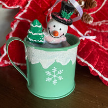 Load image into Gallery viewer, Coffee Cup with Snowman