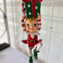 Load image into Gallery viewer, Elf Holding Present