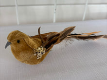 Load image into Gallery viewer, Gold Feather Bird