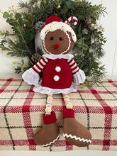 Load image into Gallery viewer, Dangle Leg Gingerbread Girl