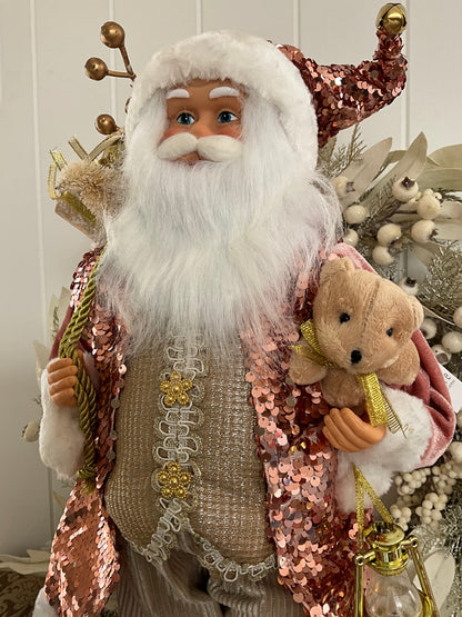 Pink Champagne Santa