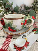 Load image into Gallery viewer, Cardinal Cup &amp; Saucer