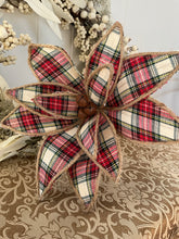 Load image into Gallery viewer, Country Tartan Poinsettia