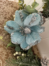 Load image into Gallery viewer, Tiffany Blue Silver Magnolia