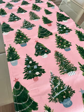 Load image into Gallery viewer, Pink Tree Table Runner