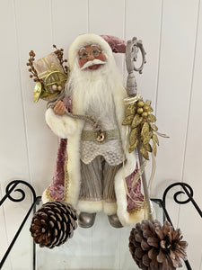 Mauve Standing Santa