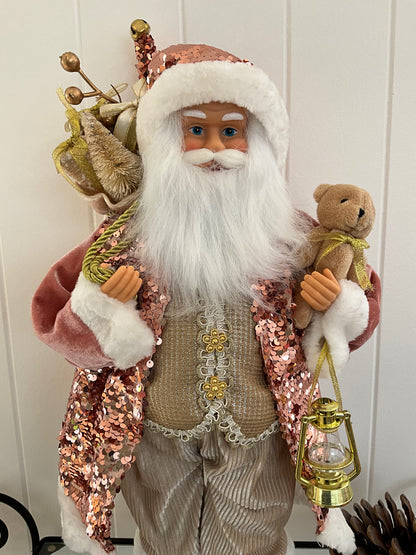 Pink Champagne Santa