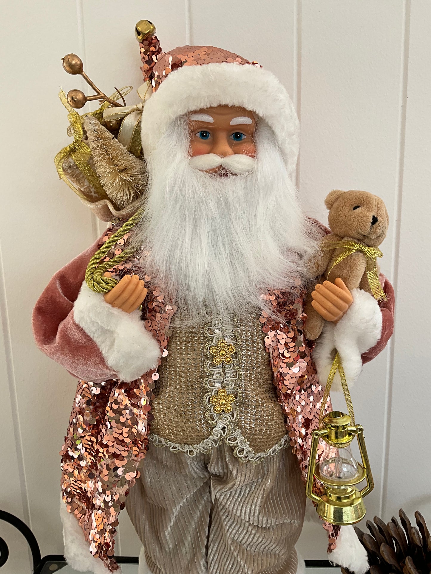 Pink Champagne Santa