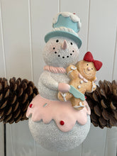 Load image into Gallery viewer, Pastel Snowman Gingerbread