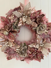 Load image into Gallery viewer, Pink Wreath LED