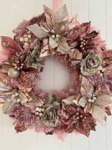 Pink Wreath LED