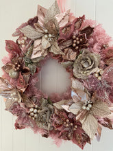 Load image into Gallery viewer, Pink Wreath LED