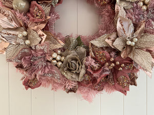 Pink Wreath LED