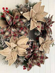 Tartan Ivory Wreath