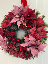 Load image into Gallery viewer, Pink Red Wreath