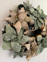 Load image into Gallery viewer, Champagne Green Wreath