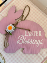 Load image into Gallery viewer, Pink Easter Bunny Plaque