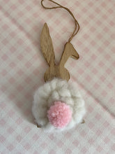 Load image into Gallery viewer, Wooden Felt Bunny Dec