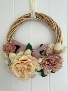 Floral Bunny Wreath