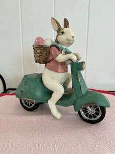 Bunny on Vespa Bike