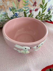 Pink Bunny Bowl