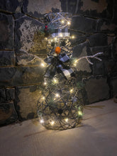 Load image into Gallery viewer, Rattan Snowman LED