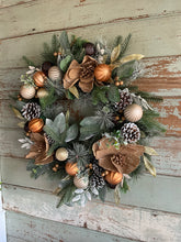 Load image into Gallery viewer, Rustic Christmas Wreath