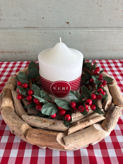Driftwood Candle Ring