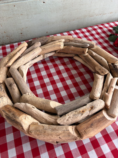 Driftwood Candle Ring