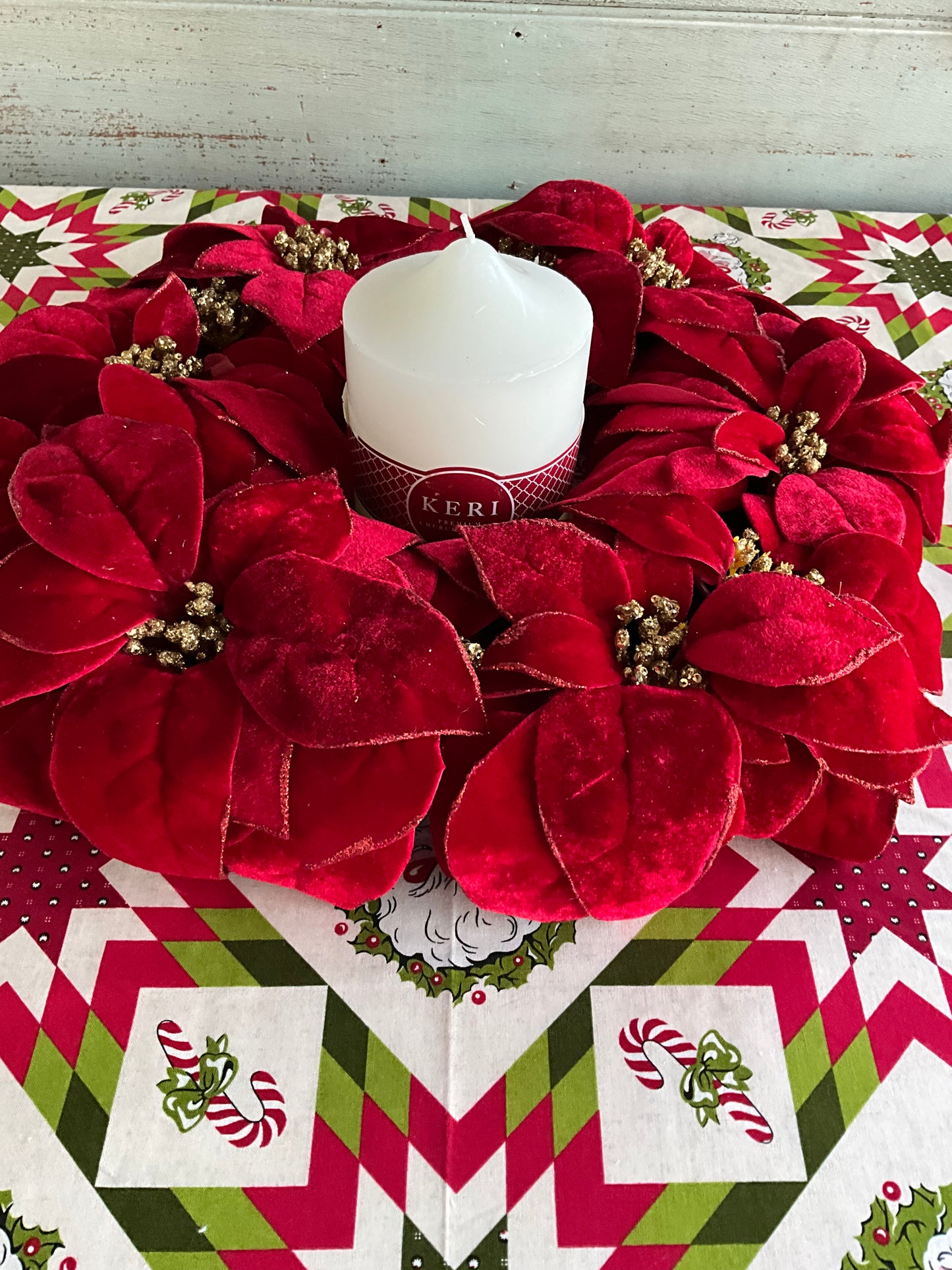 Poinsettia Centrepiece