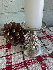 Silver Tree Candlestick