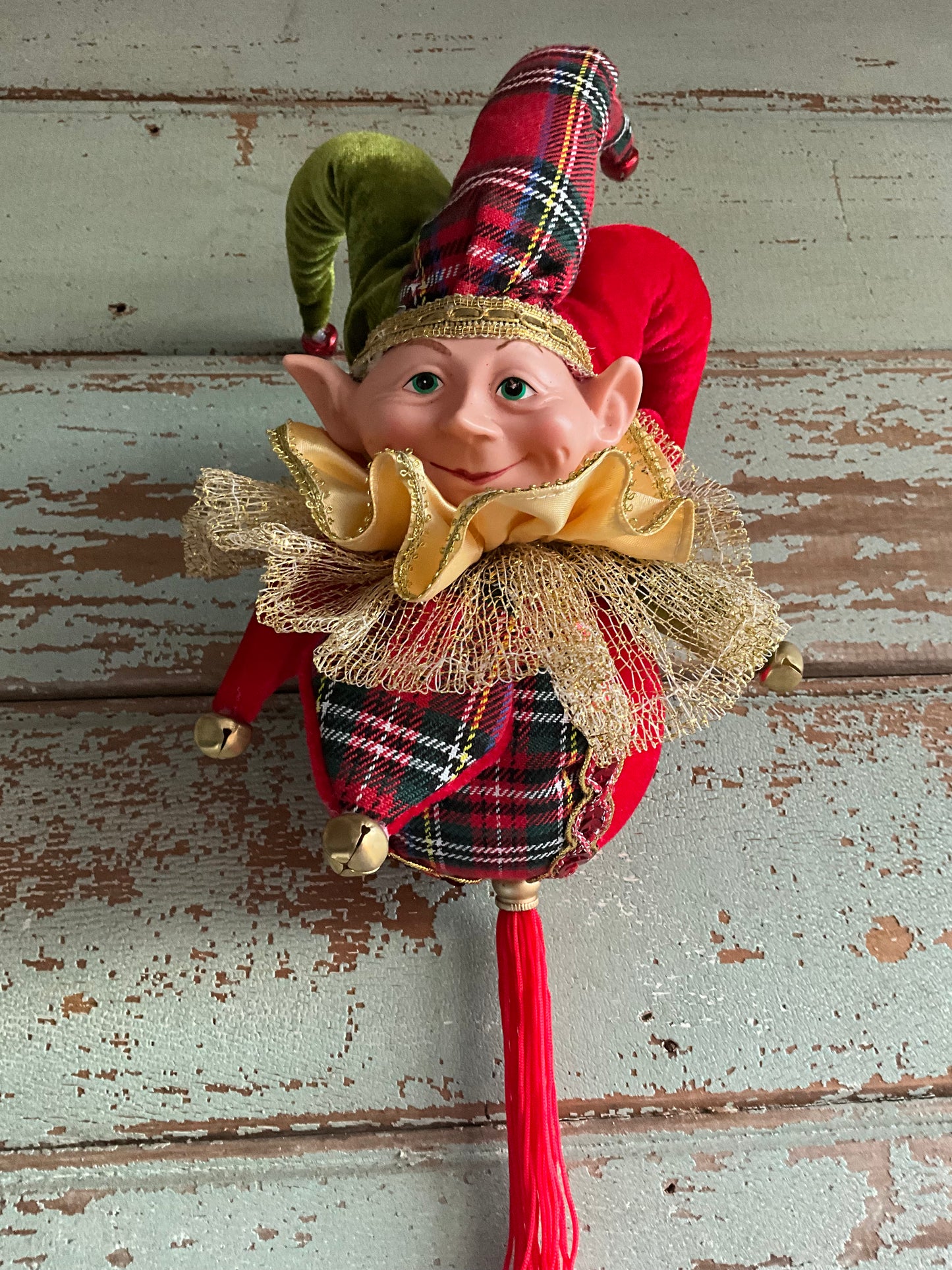 Tartan Elf Head