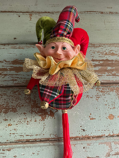 Tartan Elf Head